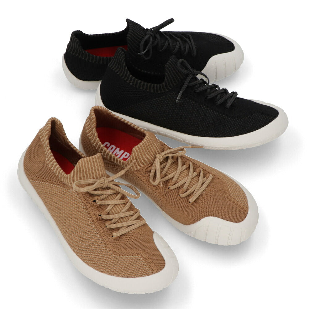 CAMPER スニーカー ブラック ベージュ ローカットシューズ スリッポンスニーカー ローカット K100885