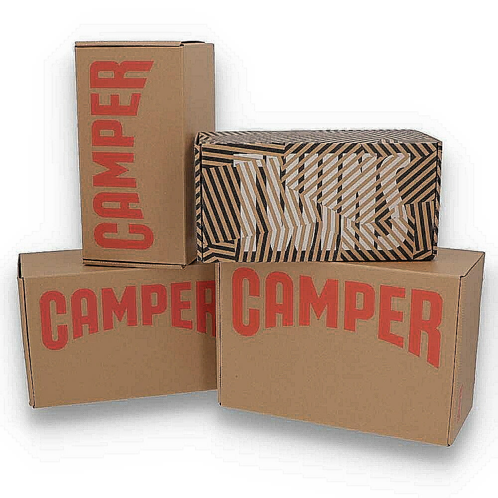 CAMPER スニーカー ブラック ベージュ ローカットシューズ スリッポンスニーカー ローカット K100885