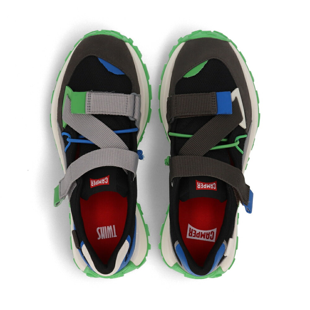 CAMPER スニーカー Drift Trail アイボリー マルチカラー ベロクロストラップ ローカット K100905