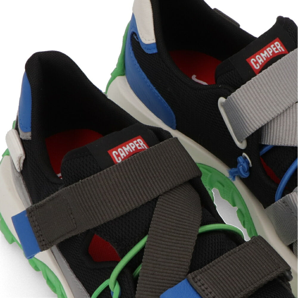 CAMPER スニーカー Drift Trail アイボリー マルチカラー ベロクロストラップ ローカット K100905
