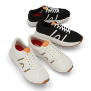 CAMPER スニーカー Pelotas Athens ブラック アイボリー 厚底 ローカット K100943
