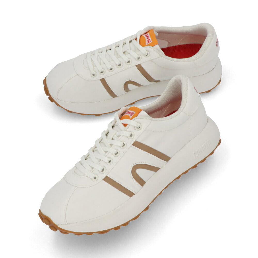 CAMPER スニーカー Pelotas Athens ブラック アイボリー 厚底 ローカット K100943