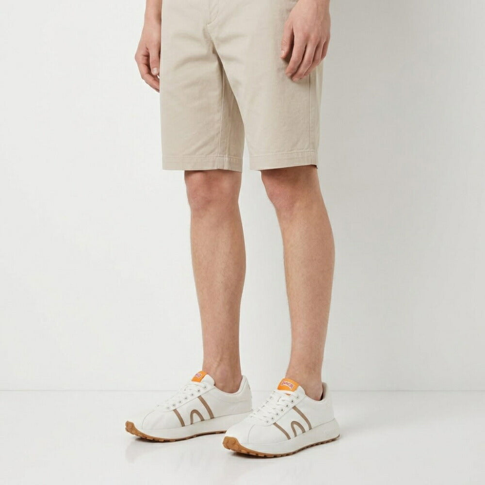 CAMPER スニーカー Pelotas Athens ブラック アイボリー 厚底 ローカット K100943