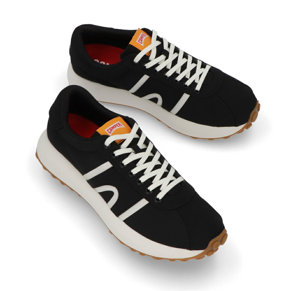 CAMPER スニーカー Pelotas Athens ブラック アイボリー 厚底 ローカット K100943