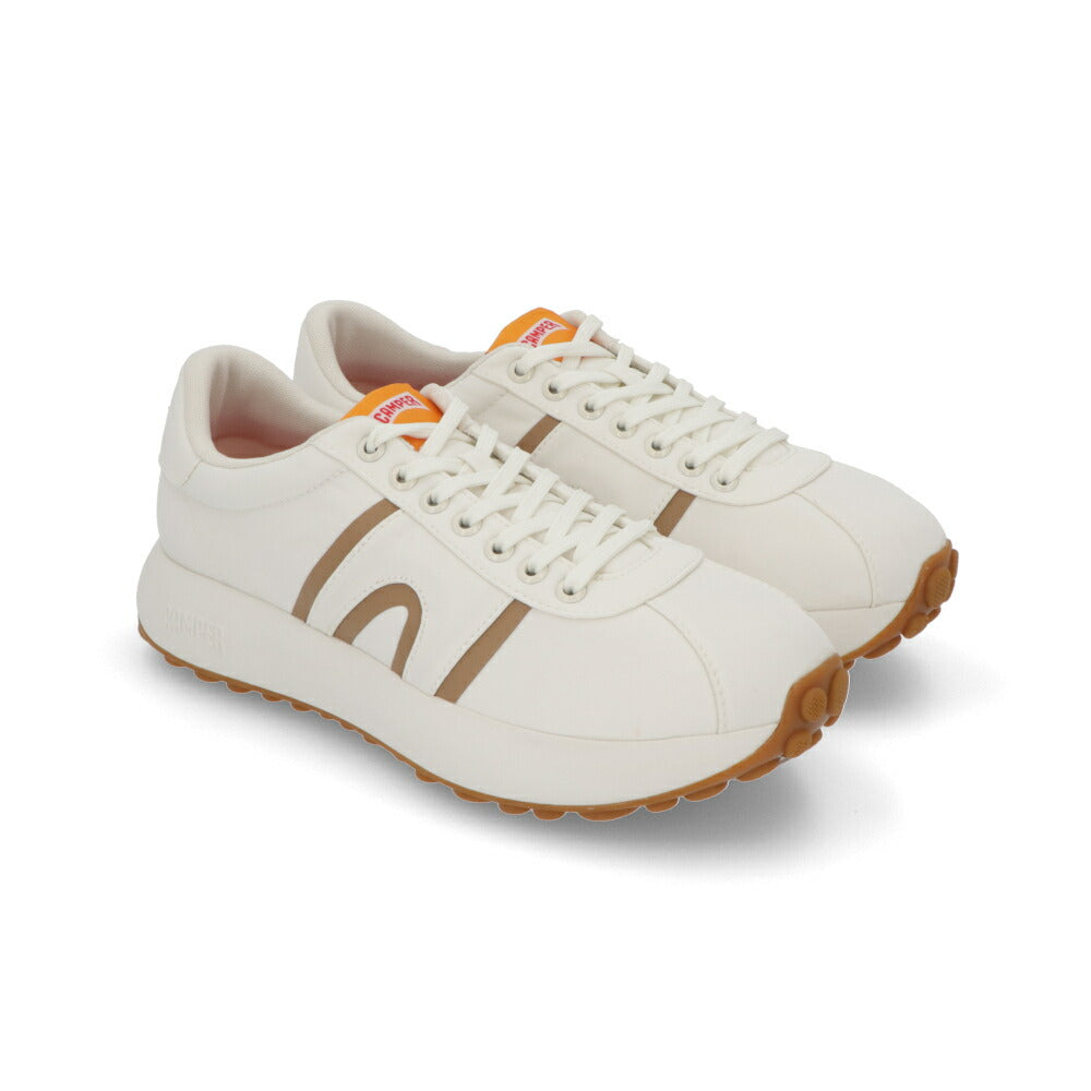 CAMPER スニーカー Pelotas Athens ブラック アイボリー 厚底 ローカット K100943