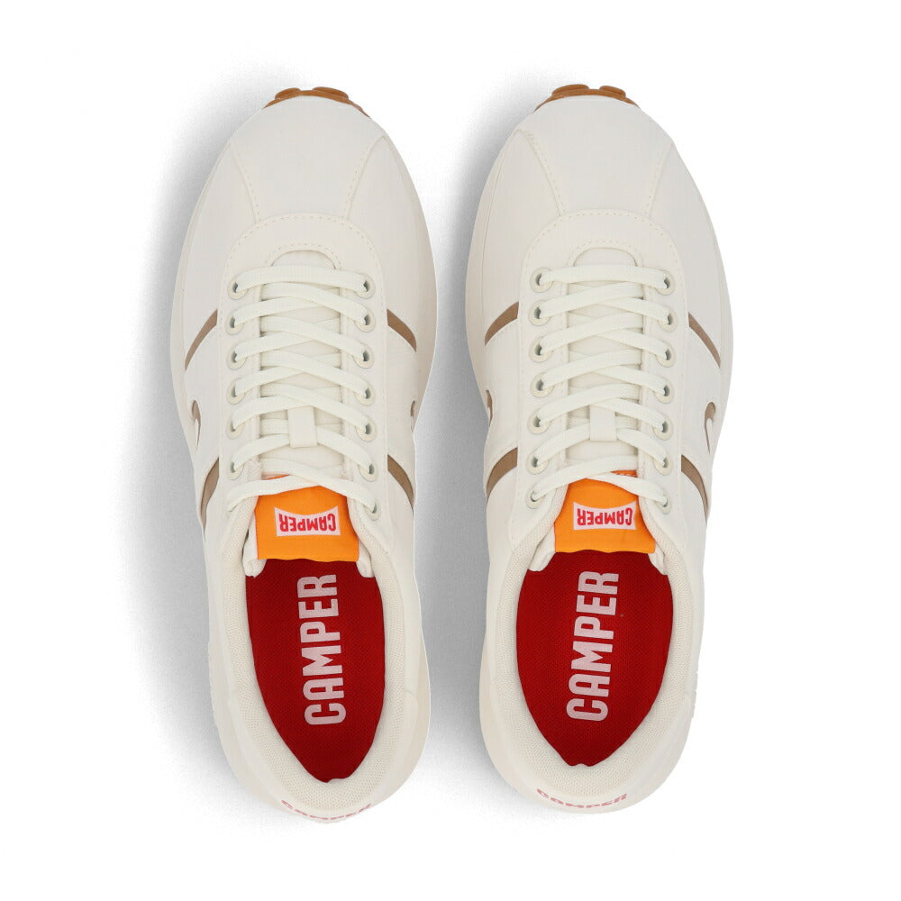 CAMPER スニーカー Pelotas Athens ブラック アイボリー 厚底 ローカット K100943
