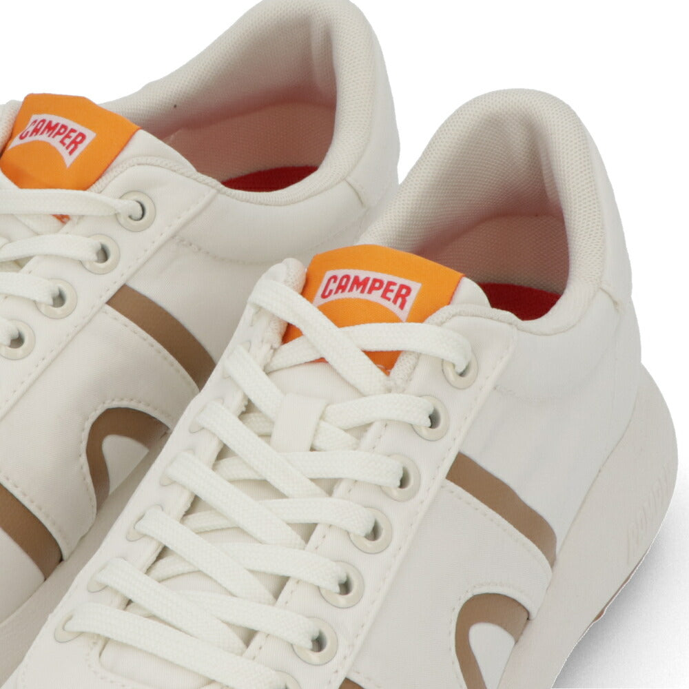CAMPER スニーカー Pelotas Athens ブラック アイボリー 厚底 ローカット K100943