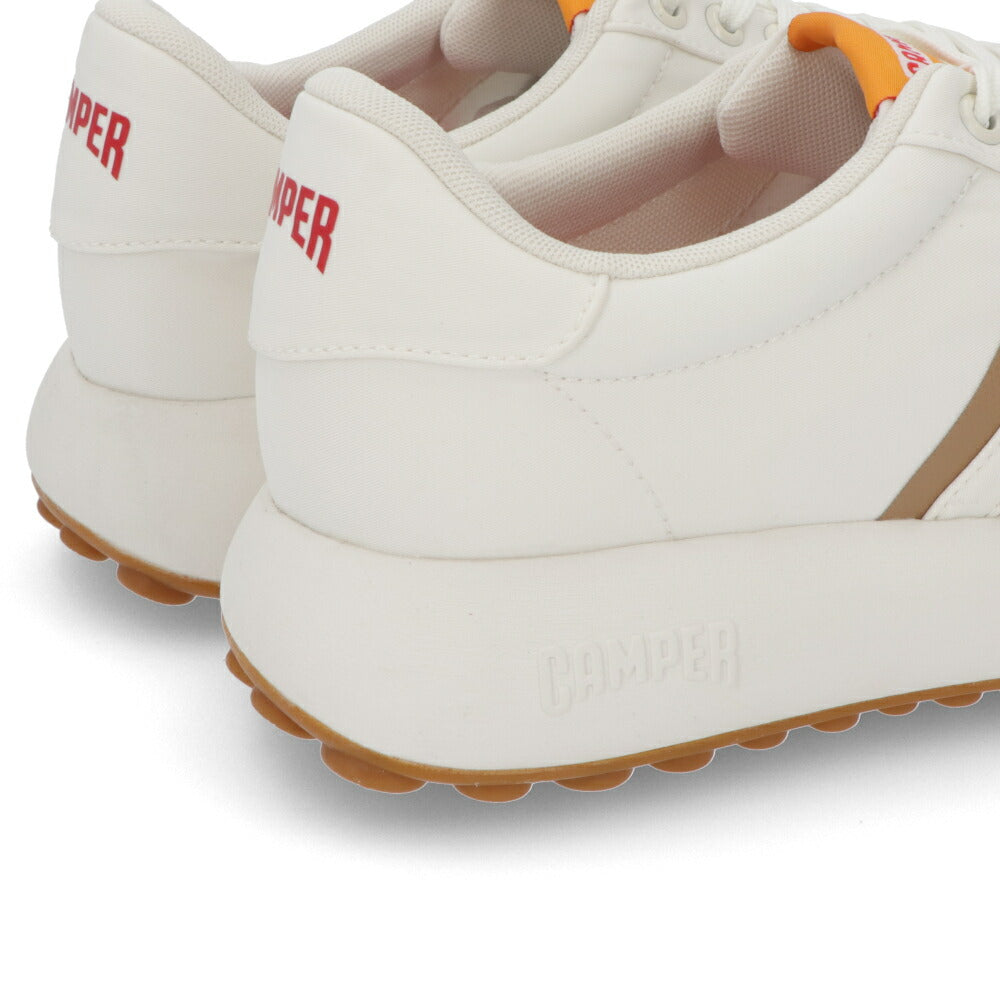 CAMPER スニーカー Pelotas Athens ブラック アイボリー 厚底 ローカット K100943