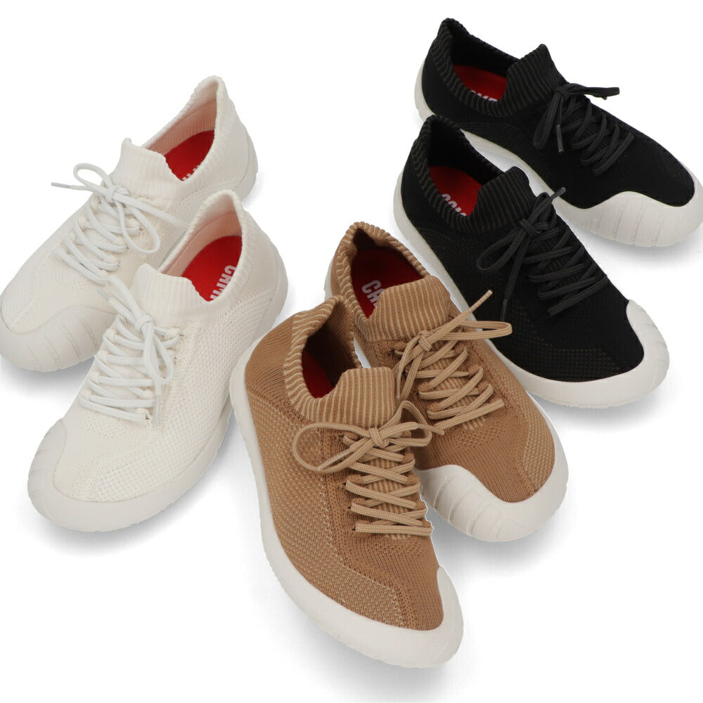 CAMPER スニーカー Path ブラック アイボリー ベージュ パス スリッポンスニーカー K201521