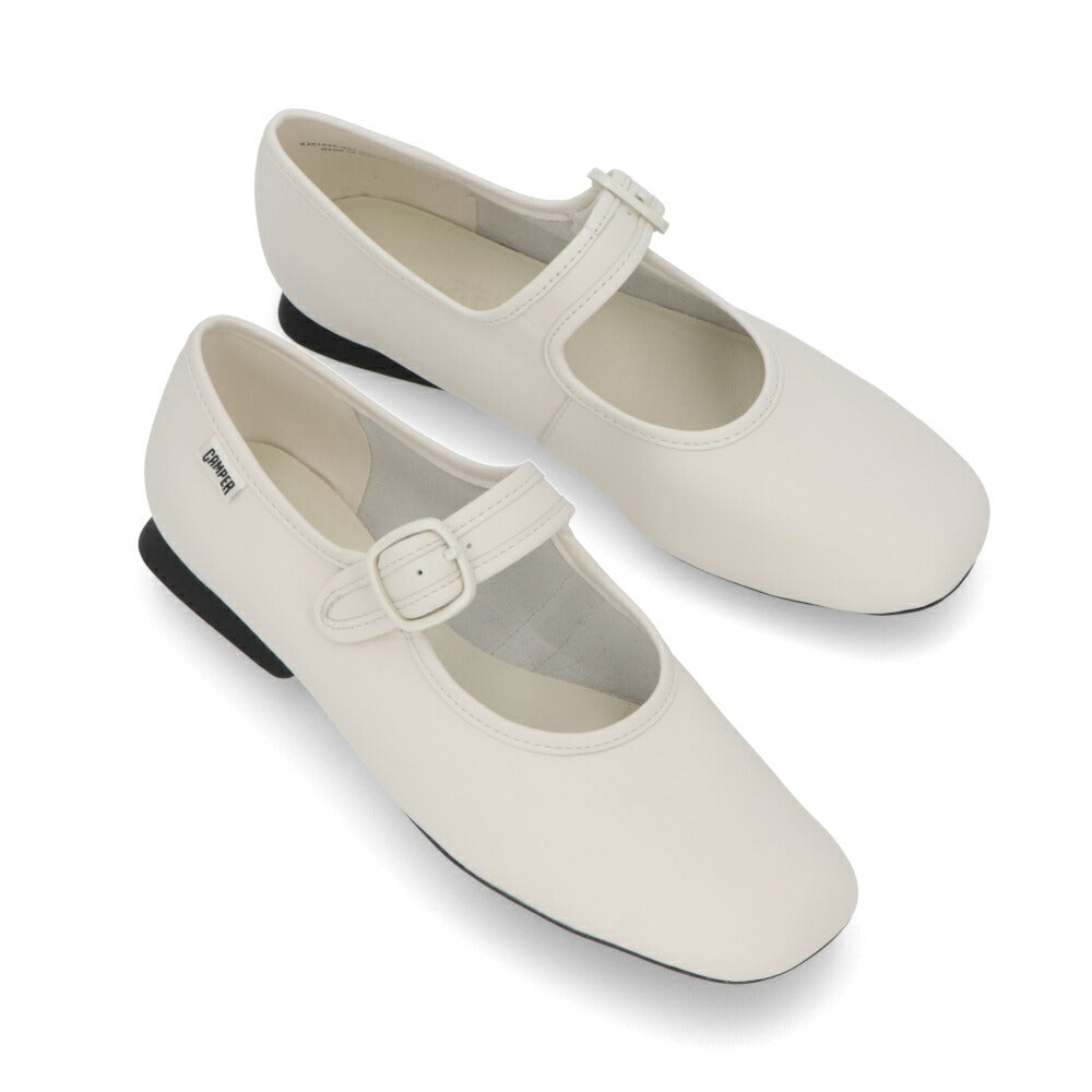 CAMPER パンプス Casi Myra ブラック アイボリー カシマイラ フラットシューズ バレエシューズ K201629