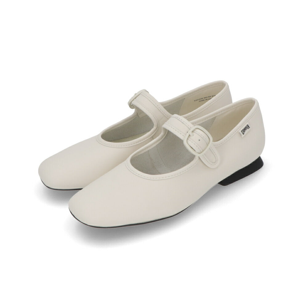 CAMPER パンプス Casi Myra ブラック アイボリー カシマイラ フラットシューズ バレエシューズ K201629