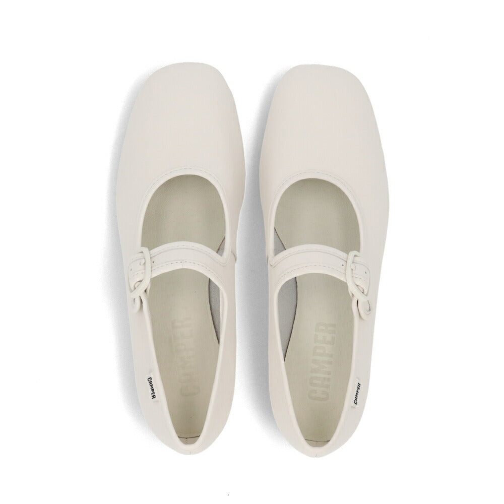 CAMPER パンプス Casi Myra ブラック アイボリー カシマイラ フラットシューズ バレエシューズ K201629