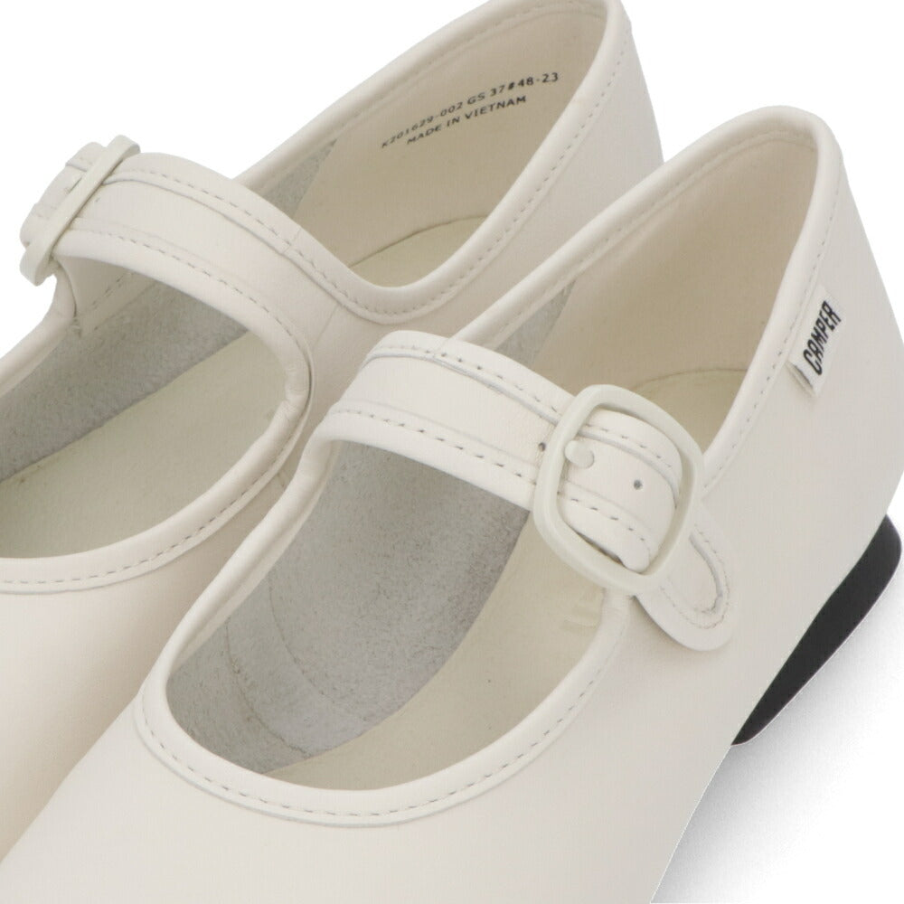 CAMPER パンプス Casi Myra ブラック アイボリー カシマイラ フラットシューズ バレエシューズ K201629