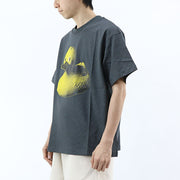 COACH Tシャツ チャコールグレー ダック フロントプリント 半袖 CY393