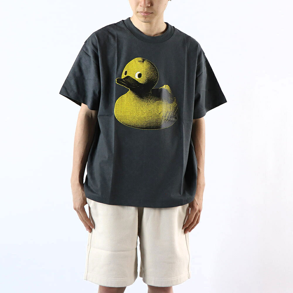 COACH Tシャツ チャコールグレー ダック フロントプリント 半袖 CY393