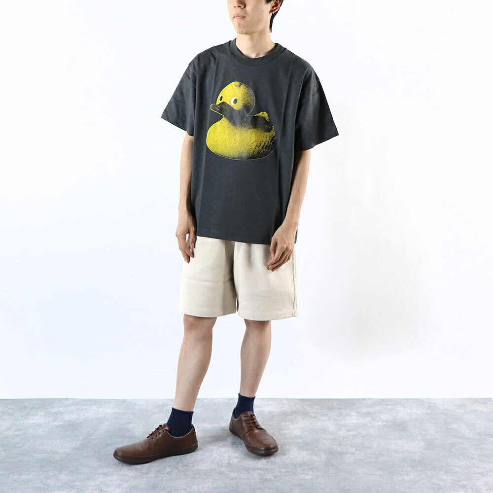 COACH Tシャツ チャコールグレー ダック フロントプリント 半袖 CY393