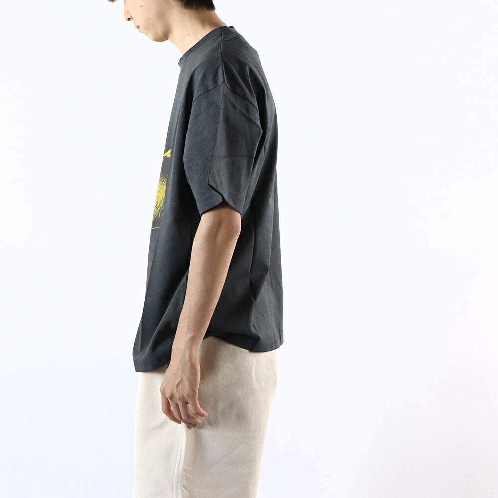 COACH Tシャツ チャコールグレー ダック フロントプリント 半袖 CY393
