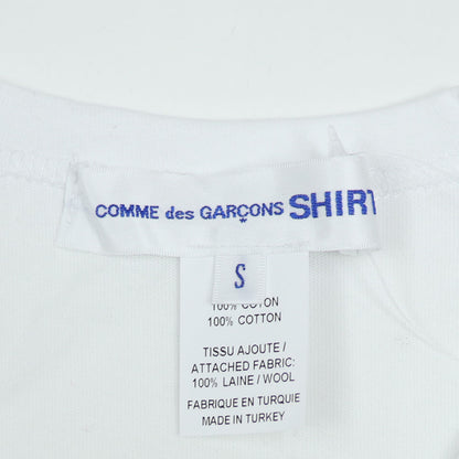コムデギャルソン COMME DES GARCONS FJ T007 W22 WHITE Tシャツ/半袖Tシャツ  メンズ  新品