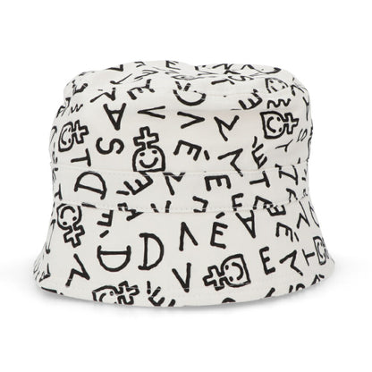 DEVASTEE バケットハット ロゴ 総柄 グラフィック