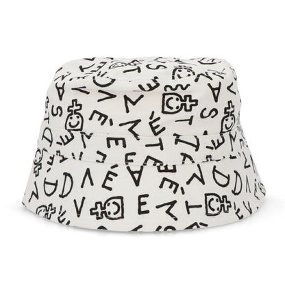 DEVASTEE バケットハット ロゴ 総柄 グラフィック