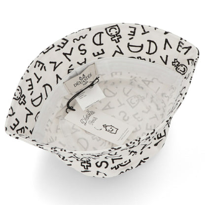 DEVASTEE バケットハット ロゴ 総柄 グラフィック