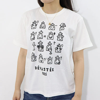 DEVASTEE Tシャツ ロゴ プリント 半袖 R3FWTP022