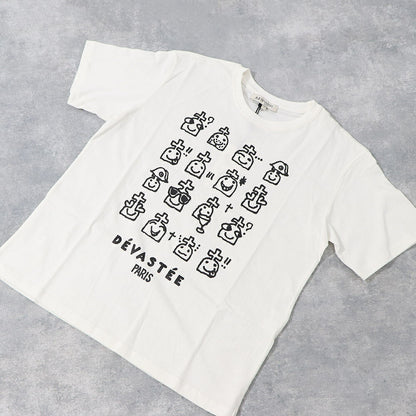 DEVASTEE Tシャツ ロゴ プリント 半袖 R3FWTP022