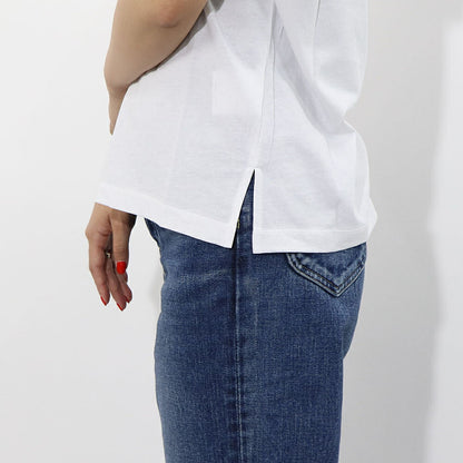 デヴァステ DEVASTEE トップス Tシャツ・カットソー レディース ブラック グレー ホワイト コットン ロゴ プリント キャラクター クルーネック 丸襟 お化けモチーフ 半袖 R3FWTP023