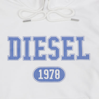 DIESEL フーディー S-GINN-HOOD-K25 ホワイト