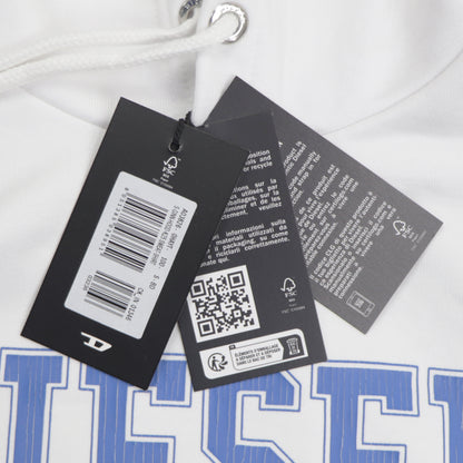 DIESEL フーディー S-GINN-HOOD-K25 ホワイト