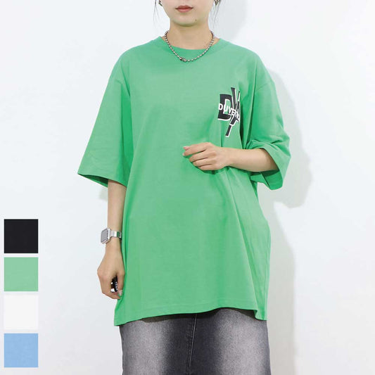 DUVETICA Tシャツ  ブルー ホワイト グリーン ブラック オーバーサイズ 半袖 VURT20131
