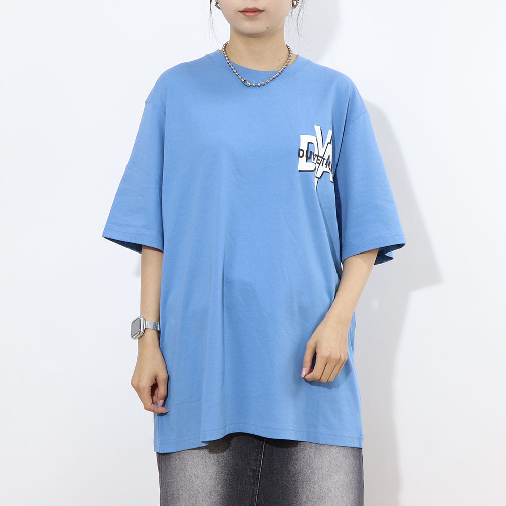 DUVETICA Tシャツ  ブルー ホワイト グリーン ブラック オーバーサイズ 半袖 VURT20131