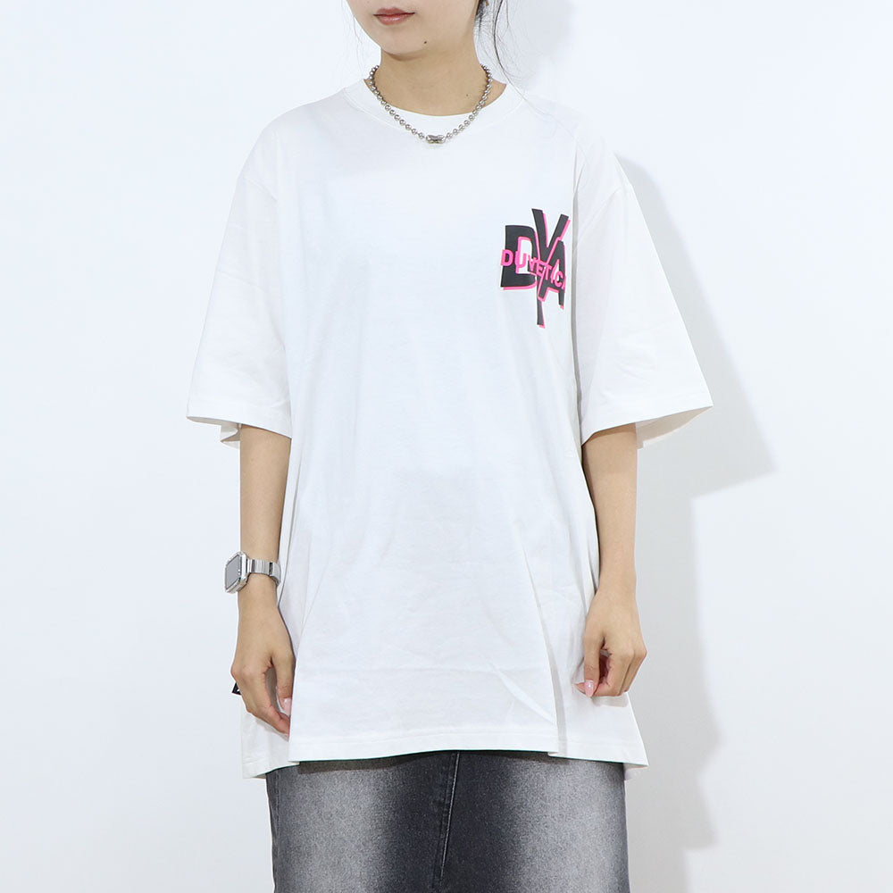 DUVETICA Tシャツ  ブルー ホワイト グリーン ブラック オーバーサイズ 半袖 VURT20131