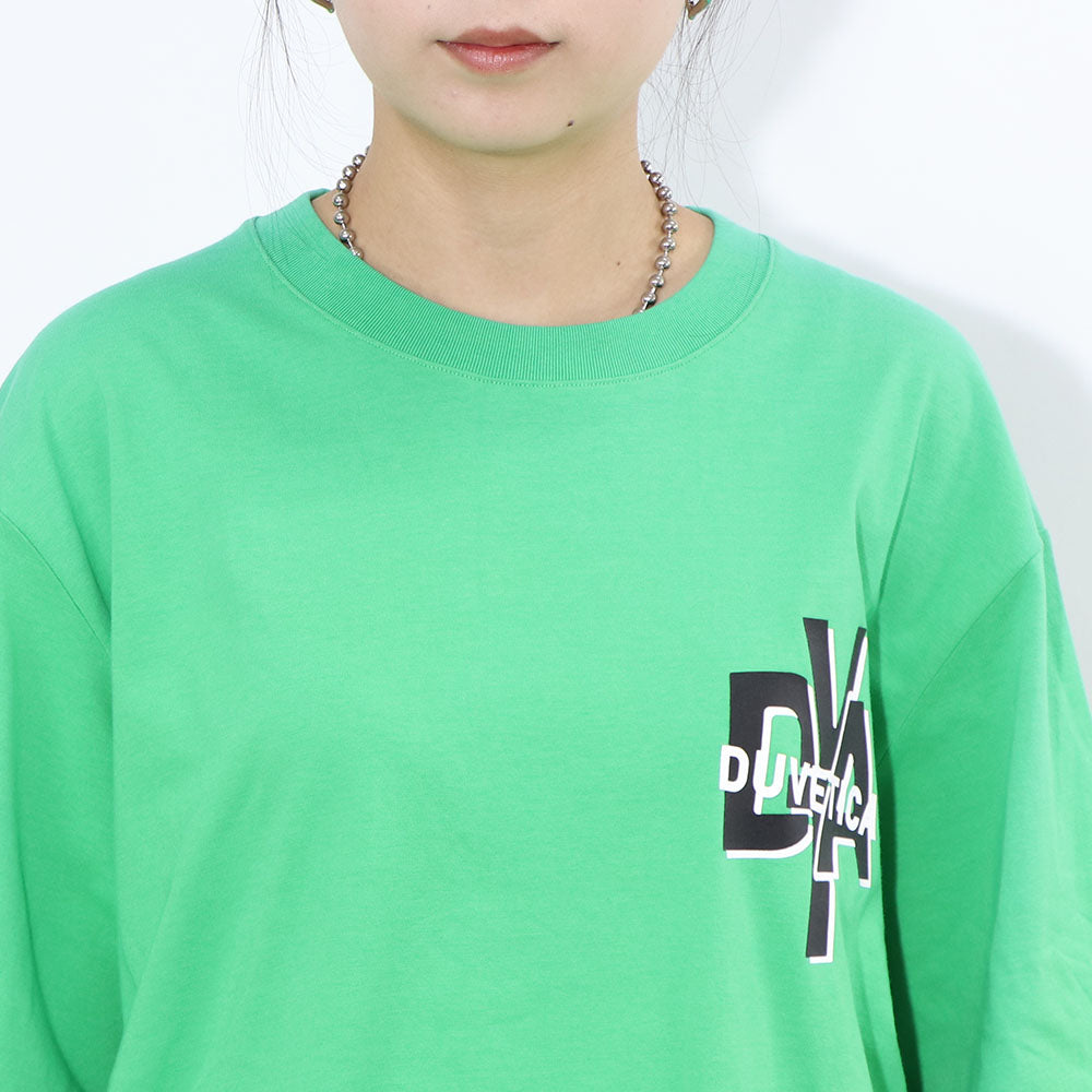 DUVETICA Tシャツ  ブルー ホワイト グリーン ブラック オーバーサイズ 半袖 VURT20131