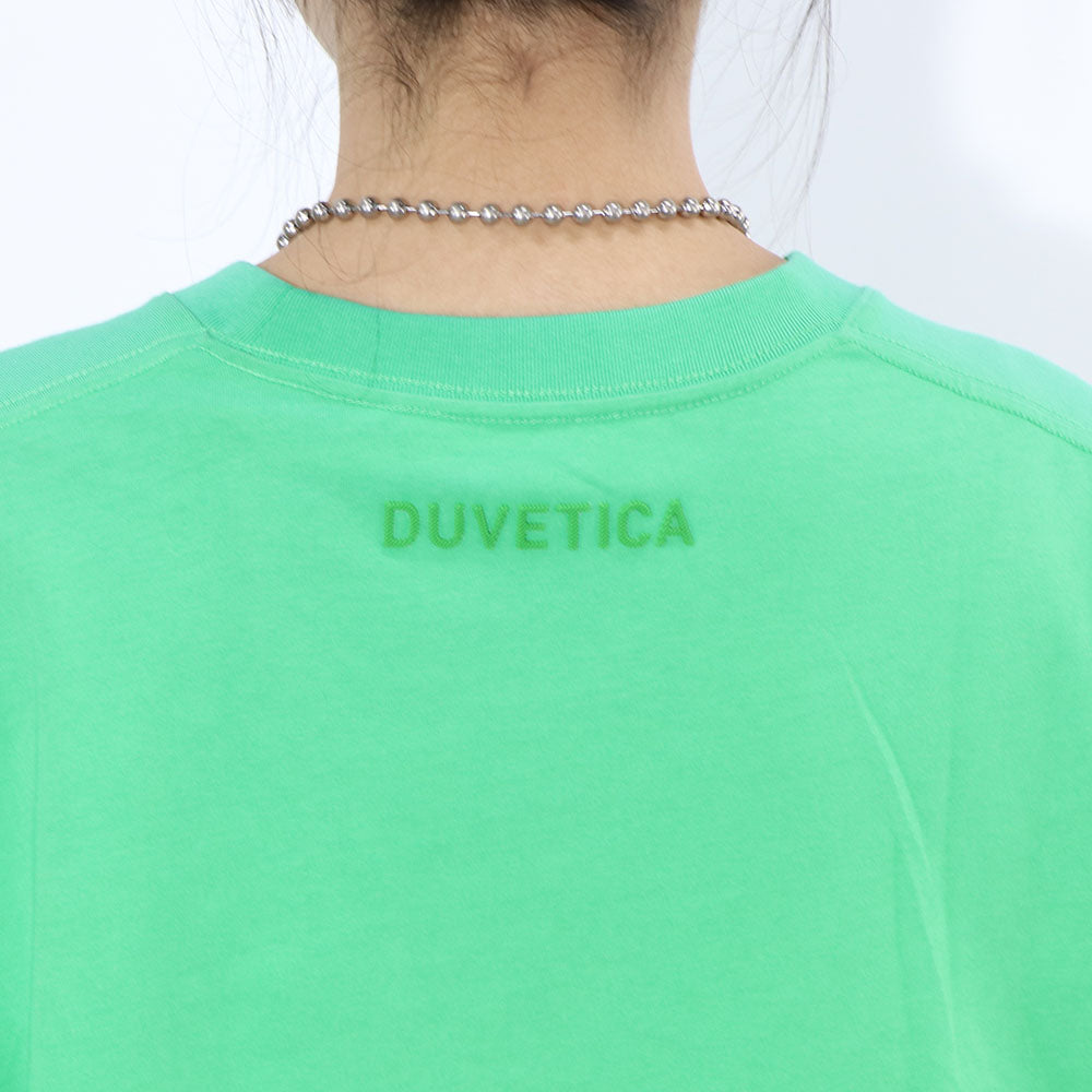 DUVETICA Tシャツ  ブルー ホワイト グリーン ブラック オーバーサイズ 半袖 VURT20131