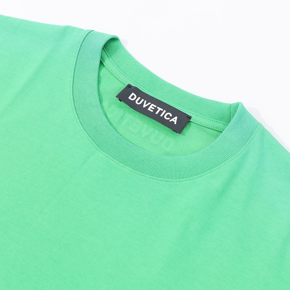 DUVETICA Tシャツ  ブルー ホワイト グリーン ブラック オーバーサイズ 半袖 VURT20131
