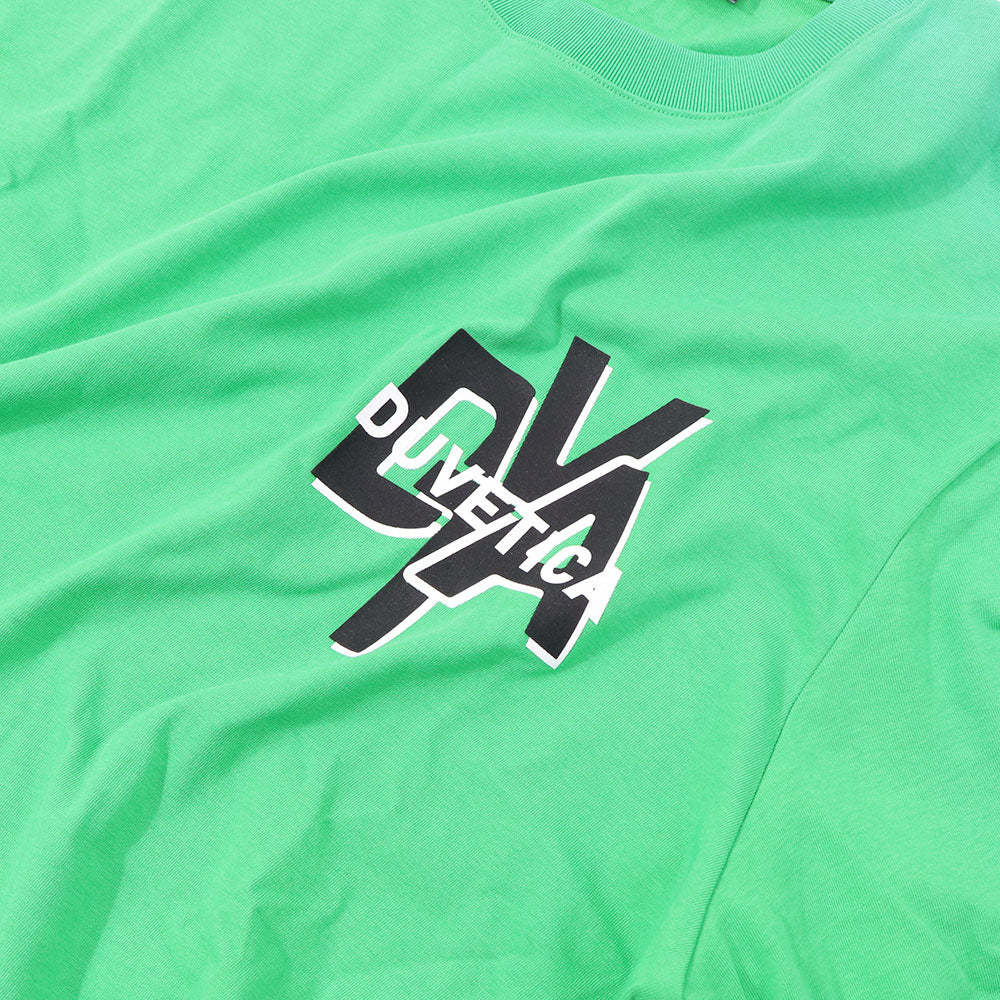 DUVETICA Tシャツ  ブルー ホワイト グリーン ブラック オーバーサイズ 半袖 VURT20131