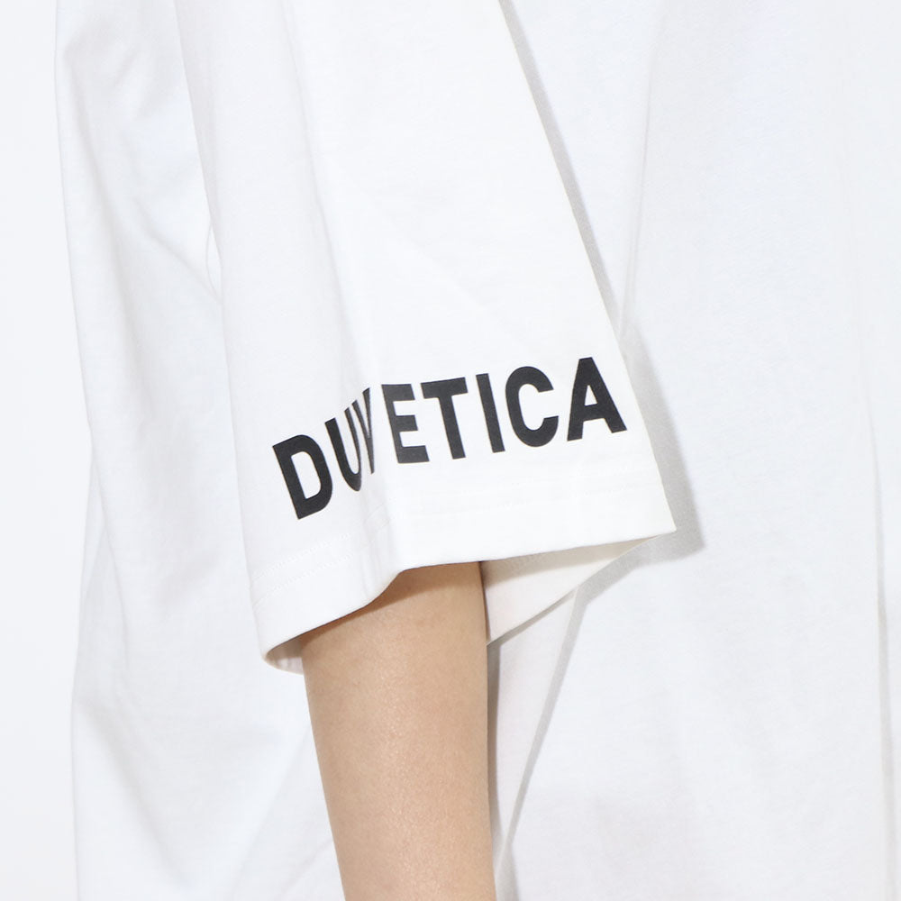 DUVETICA Tシャツ  ホワイト オーバーサイズ 半袖 VURT90131