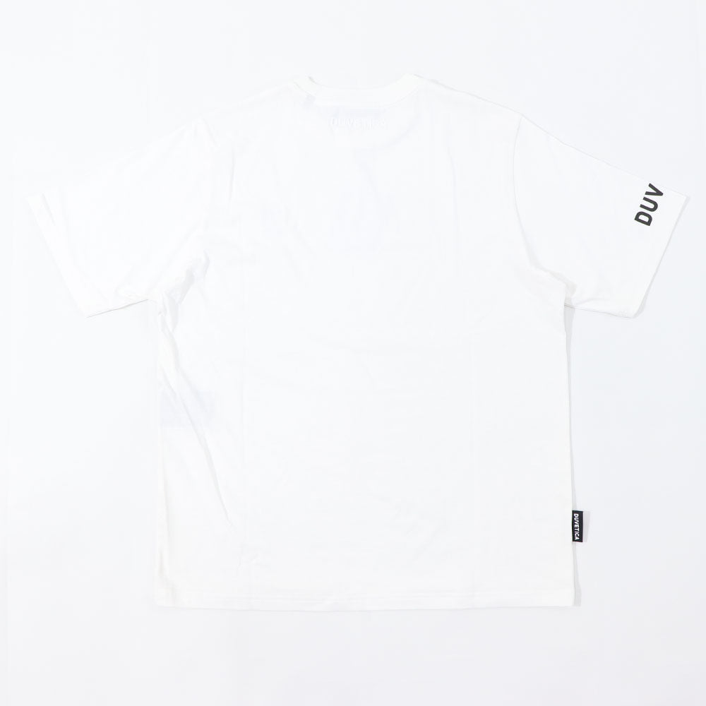 DUVETICA Tシャツ  ホワイト オーバーサイズ 半袖 VURT90131
