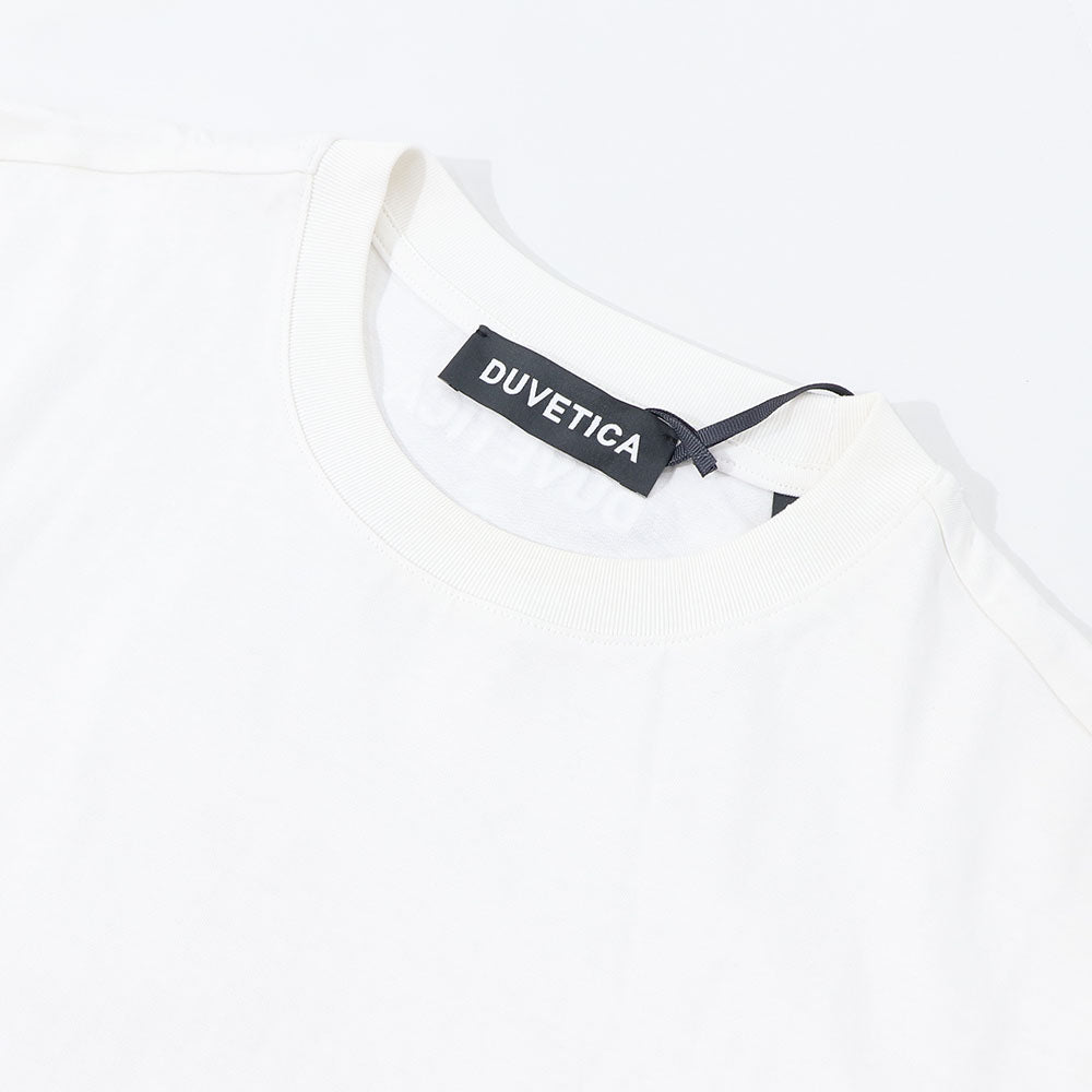 DUVETICA Tシャツ  ホワイト オーバーサイズ 半袖 VURT90131