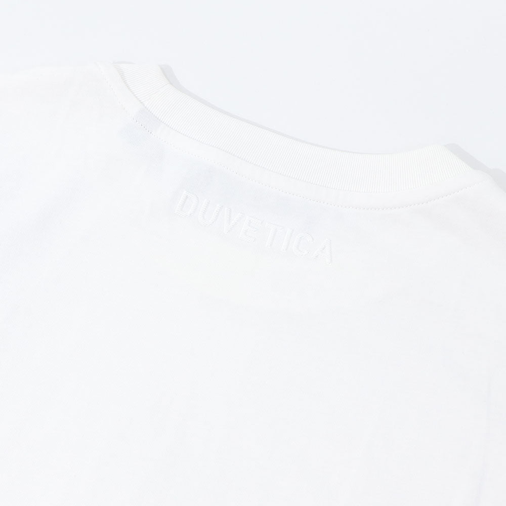 DUVETICA Tシャツ  ホワイト オーバーサイズ 半袖 VURT90131