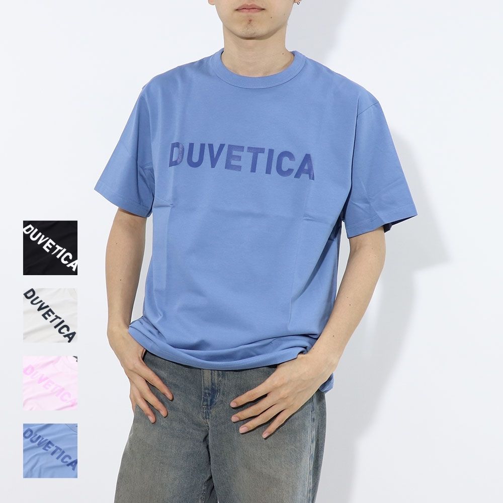 DUVETICA Tシャツ  ピンク ブルー ブラック ベージュ 半袖 VXRT01131