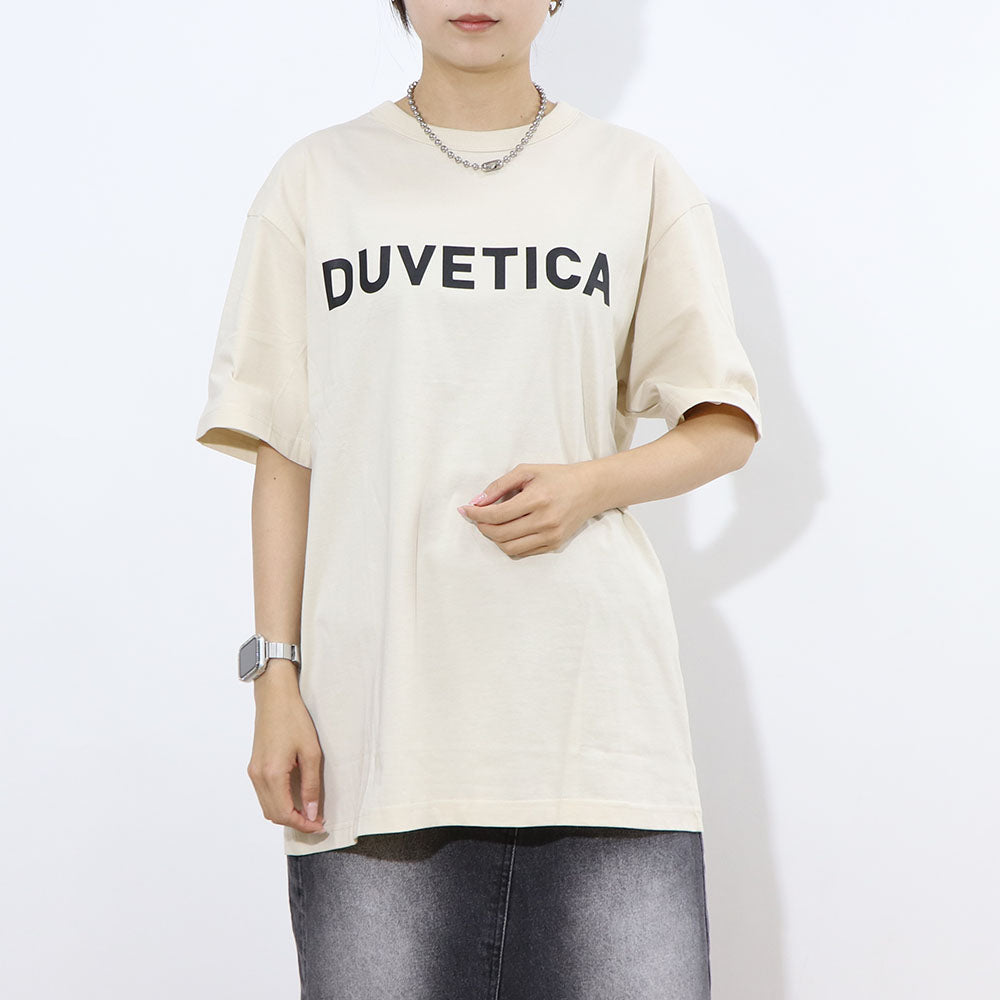 DUVETICA Tシャツ  ピンク ブルー ブラック ベージュ 半袖 VXRT01131