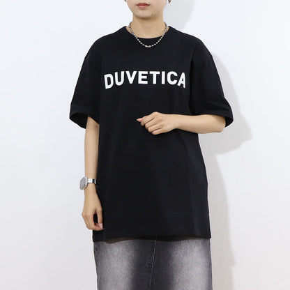 DUVETICA Tシャツ  ピンク ブルー ブラック ベージュ 半袖 VXRT01131