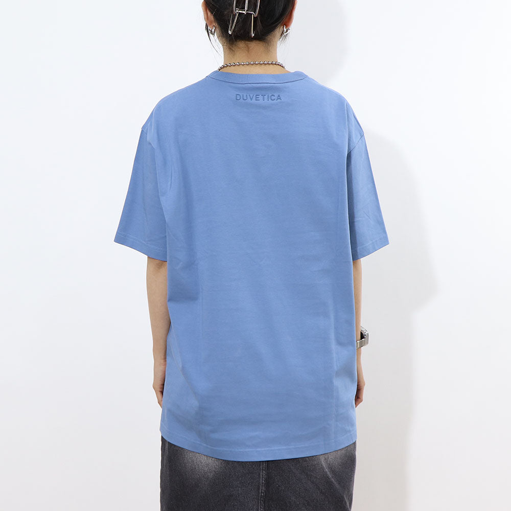 DUVETICA Tシャツ  ピンク ブルー ブラック ベージュ 半袖 VXRT01131