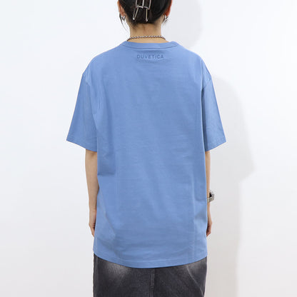 DUVETICA Tシャツ  ピンク ブルー ブラック ベージュ 半袖 VXRT01131