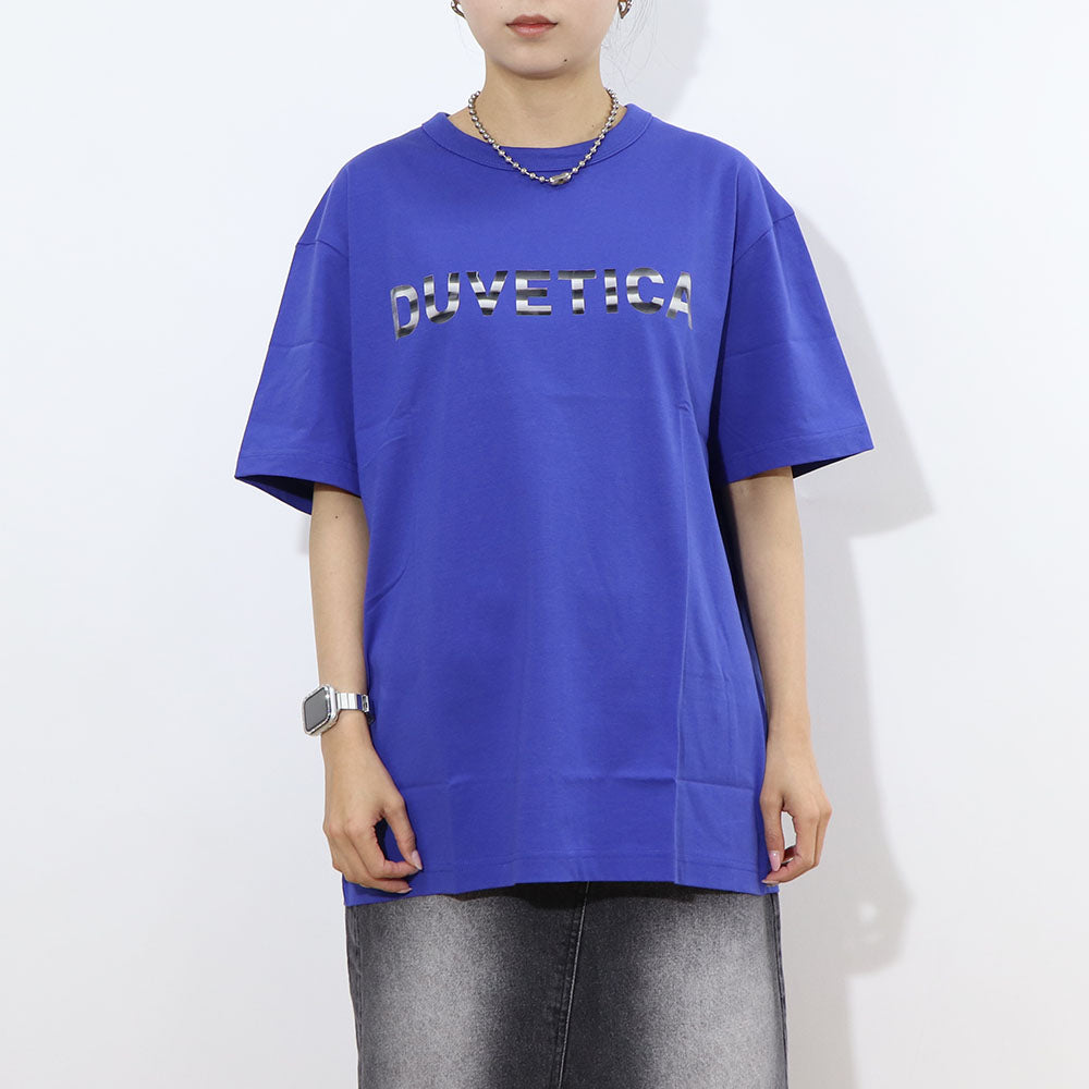 DUVETICA Tシャツ  ブルー ホワイト イエロー グレー ブラック 半袖 VXRT30131