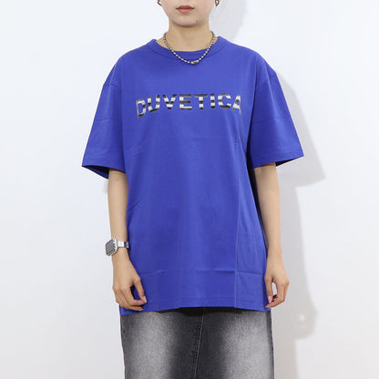 DUVETICA Tシャツ  ブルー ホワイト イエロー グレー ブラック 半袖 VXRT30131