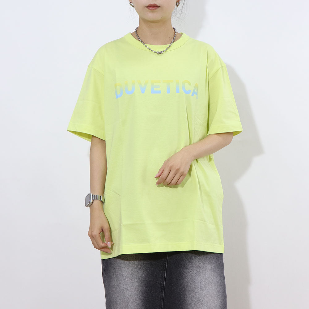 DUVETICA Tシャツ  ブルー ホワイト イエロー グレー ブラック 半袖 VXRT30131