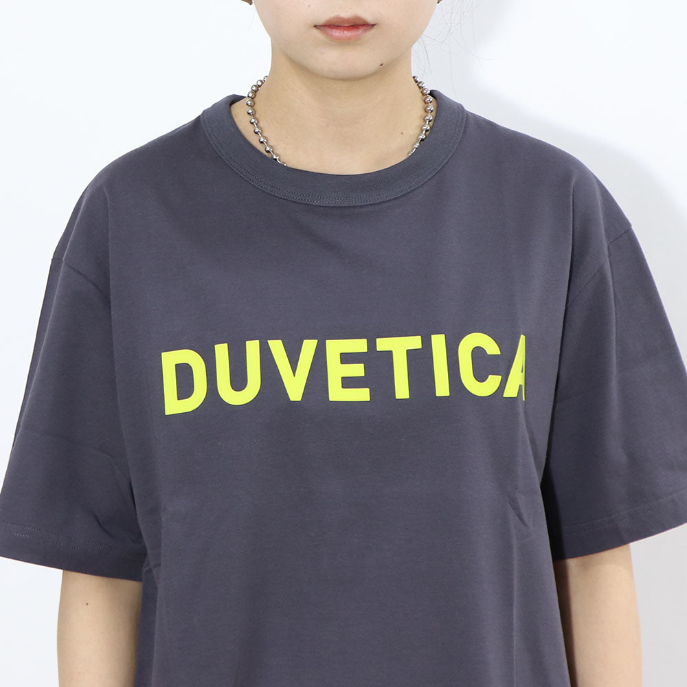 DUVETICA Tシャツ  ブルー ホワイト イエロー グレー ブラック 半袖 VXRT30131